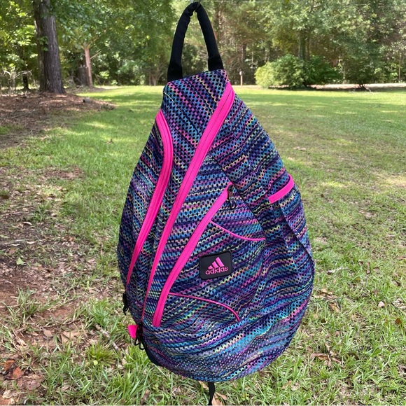 adidas Bags Adidas Mesh Sling Bag Backpack Multicolor Poshmark